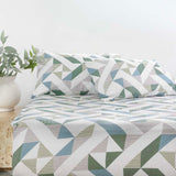 Onslow Flannelette Fitted Sheet Set Single - Bambury