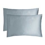Bamboo Satin Pillowcases Slate Blue- Bambury