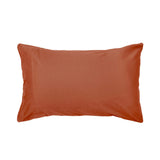 Luna Jacquard Duvet / Quilt Cover Set Rust King - Bambury
