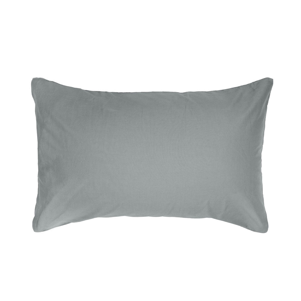 Panama Jacquard Duvet / Quilt Cover Set Steel Queen - Bambury