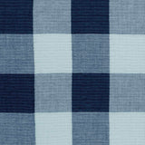 Willow Cotton Gauze Quilt Cover Set Bambury - King Blue