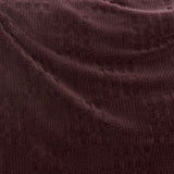 Lattice Sherpa Blanket Raisin Single - Bambury