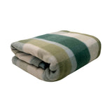 Nolan Wool Bamboo Blanket Forest Check King - Bambury