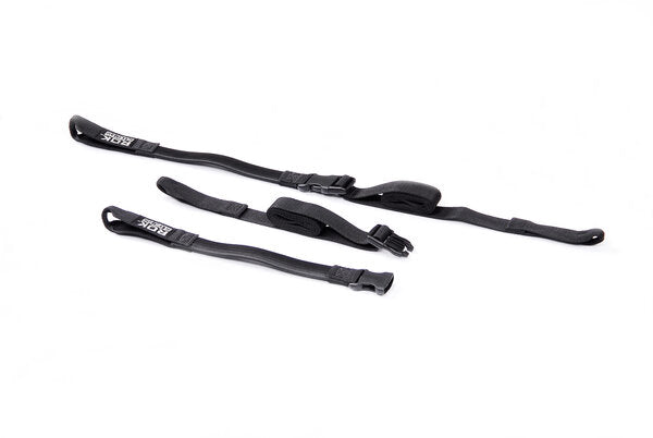 SW MOTECH ROK STRAPS 2 ADJUSTABLE STRAPS BLACK 500-1500 MM SIZE ADJUSTABLE STRAP