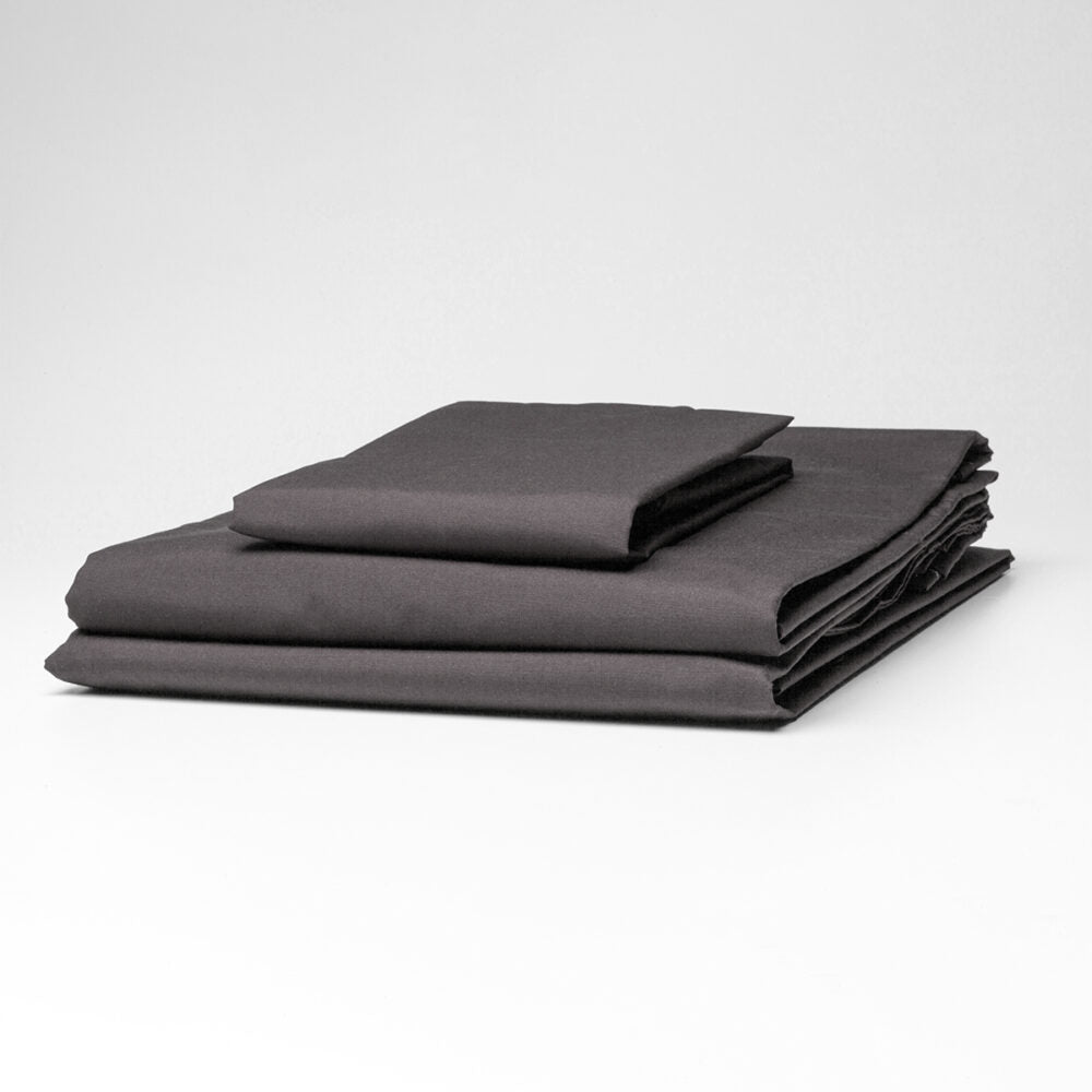 Weavers 160TC Essential Sheeting Set Charcoal - Queen