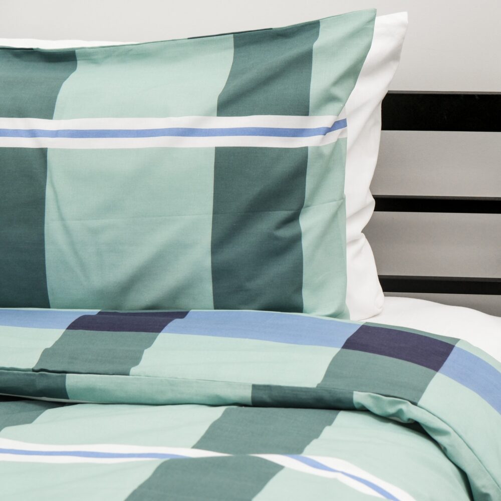 Weavers Studio Duvet Cover Set King Single - Aqua