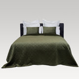 Quilted Coverlet - Dreamticket Verve Velvet Fern (King Single)