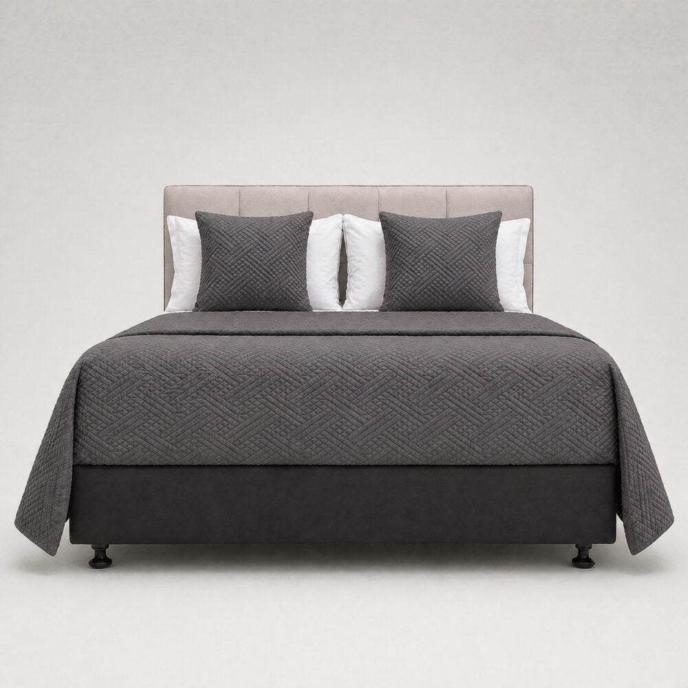 DreamGreen Amora Bedcover Charcoal - Super King