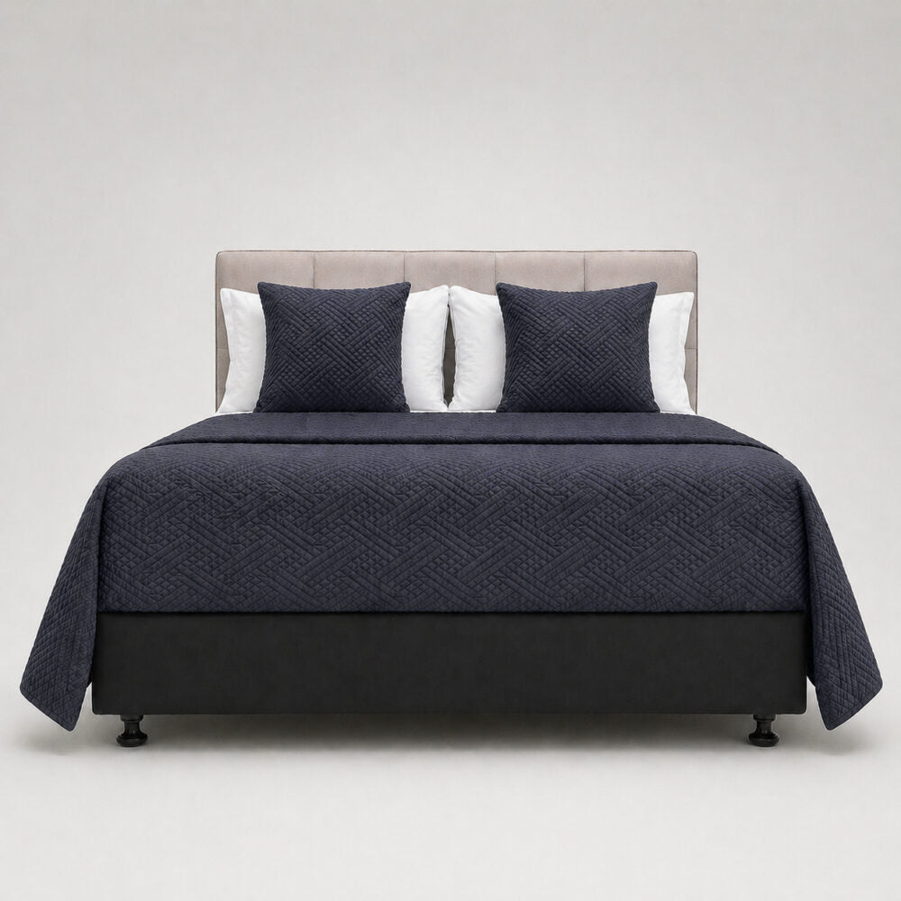 DreamGreen Amora Bedcover Navy - Queen