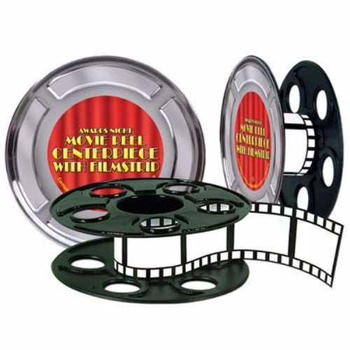 Centrepiece Movie Reel with Filmstrip 28cm
