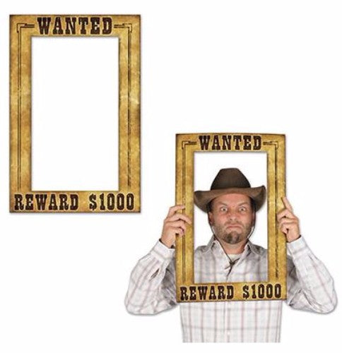 Western Wanted Photo Prop Reward $1000