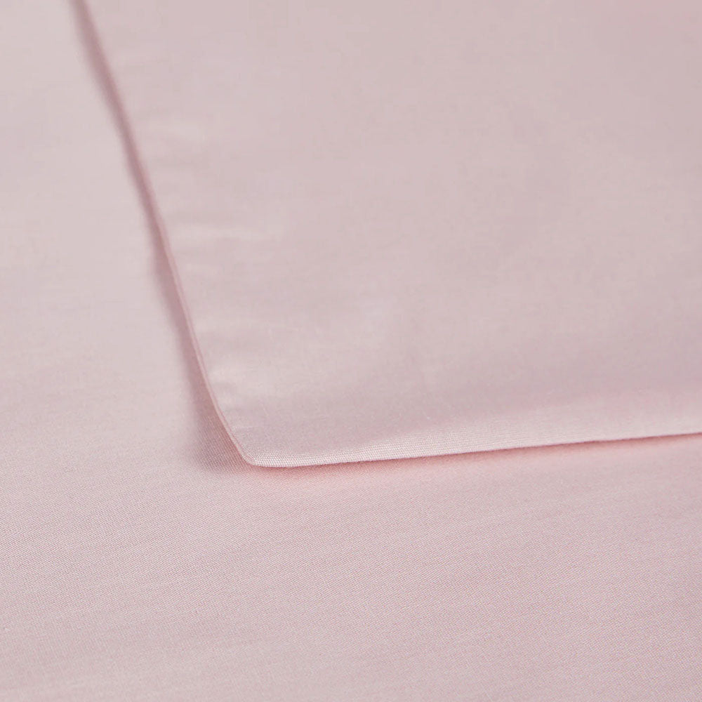Pink Salt Fitted Sheet And Pillowcase Set King - Bambury