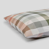 Desert Plaid Organic Cotton Quilt Cover Single - Bambury