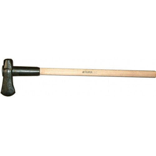 6lb Axe Maul with a durable Hickory handle, designed for efficient wood splitting and outdoor tasks.