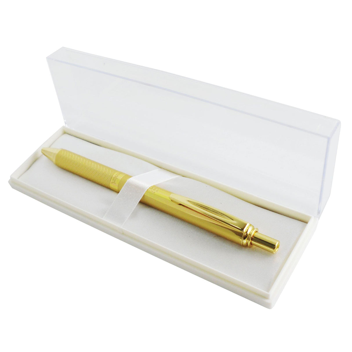 Pentel Alum Energel 0.7mm Gold Brl Black