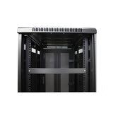 1U black rack blank panel for 19in server racks, enhances airflow and cooling, tool-less installation, durable steel construction.