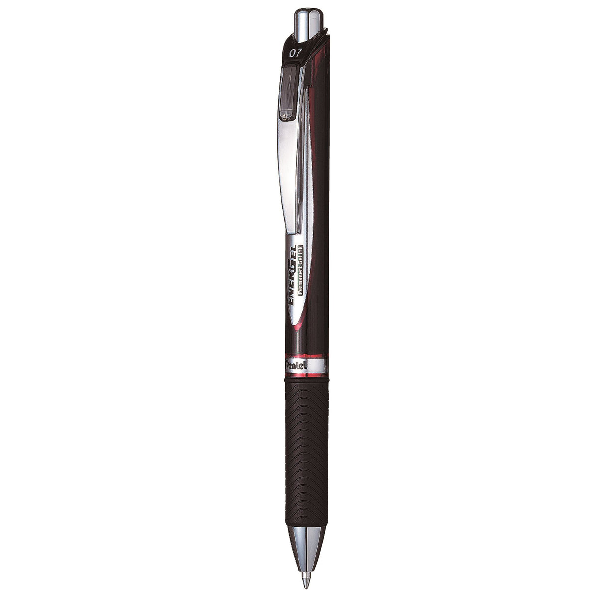 Pentel Energel Ballpoint Pen Retractable 0.7mm Blp77 Ink Red -12 units