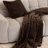 Channel Throw Chocolate - Bambury