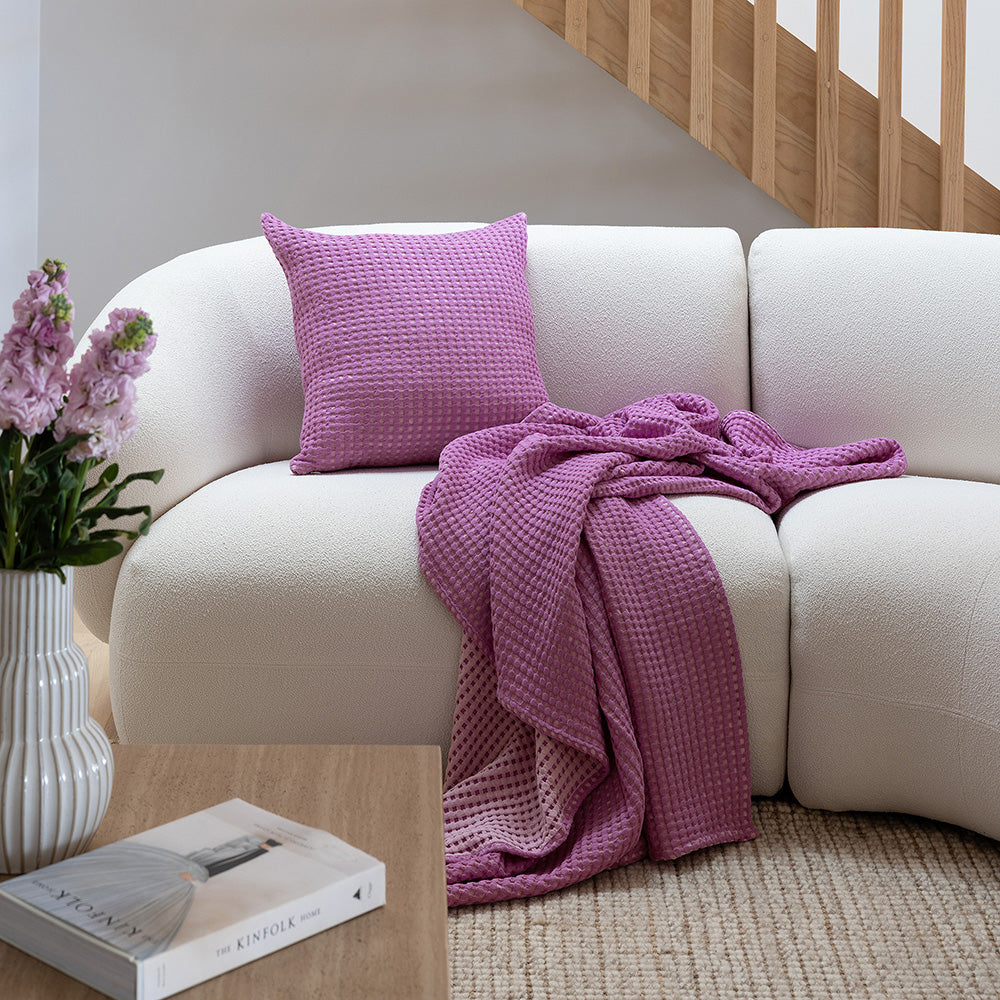 Dora Square Cushion Orchid