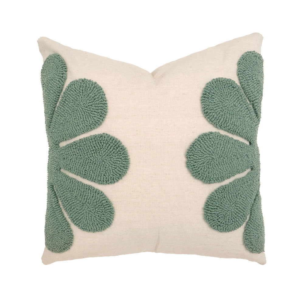Florian Square Cushion Eucalyptus - BAMBURY