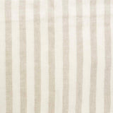 Linen Feather-Filled Rectangle Cushion 30 x 60cm Bambury - Natural Stripe