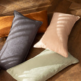 Linen Rectangle Cushion Sage - BAMBURY