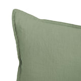Linen Rectangle Cushion Sage - BAMBURY