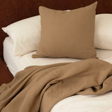 Milo Waffle Square Cushion Chai - Bambury