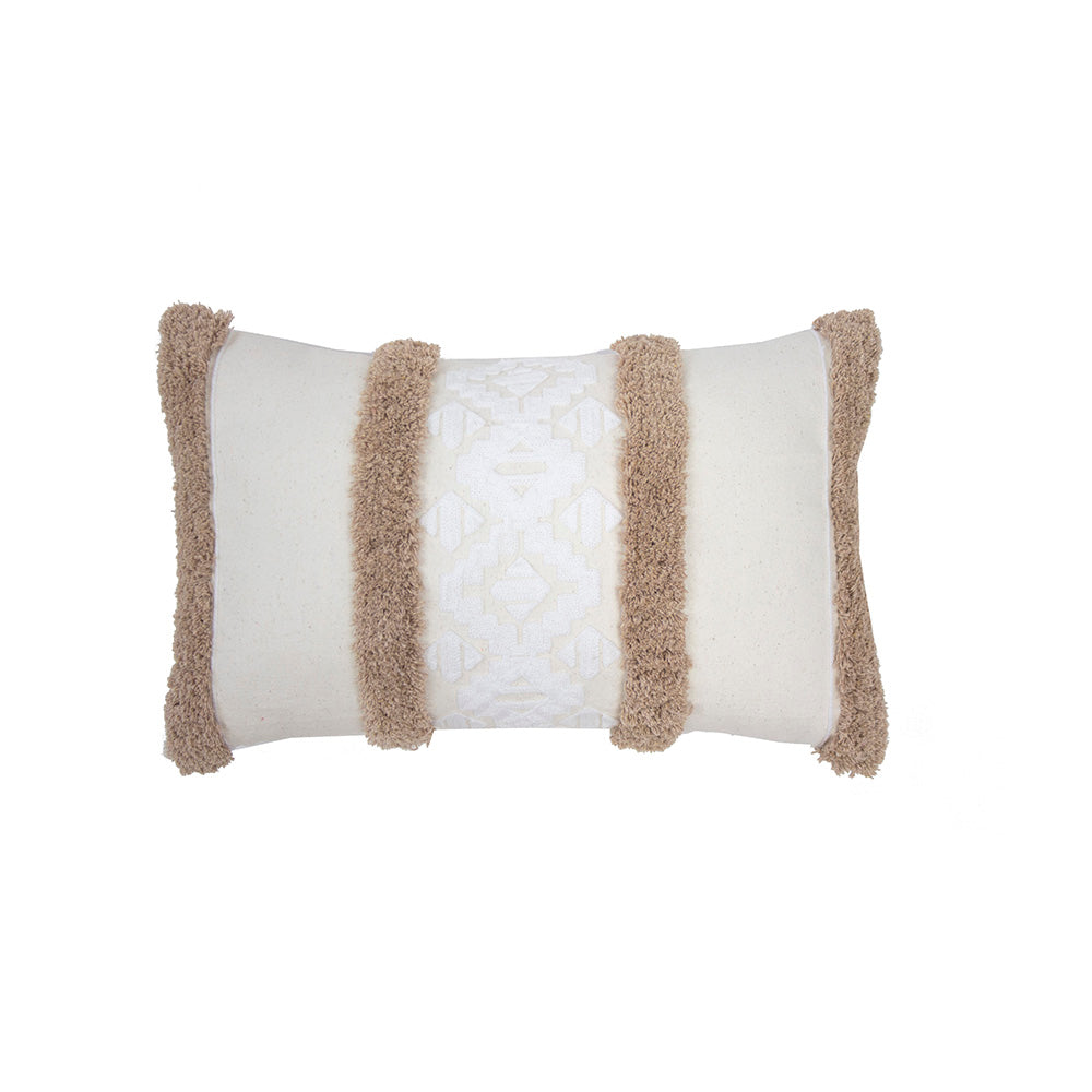 Sedona Rectangle Cushion Cappuccino- Bambury