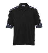 Dri Gear Challenger Polo  black/charcoal/white - XS