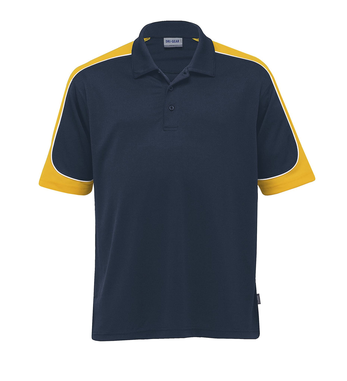Dri Gear Challenger Polo  navy/gold/white - XS
