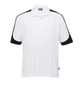 Dri Gear Challenger Polo  white/black/white - S