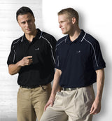 Dri Gear Eyelet Polo - Mens  - white/white - L
