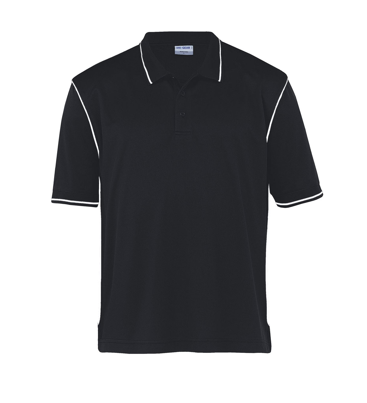Dri Gear Hype Polo - Mens  - black/white - L