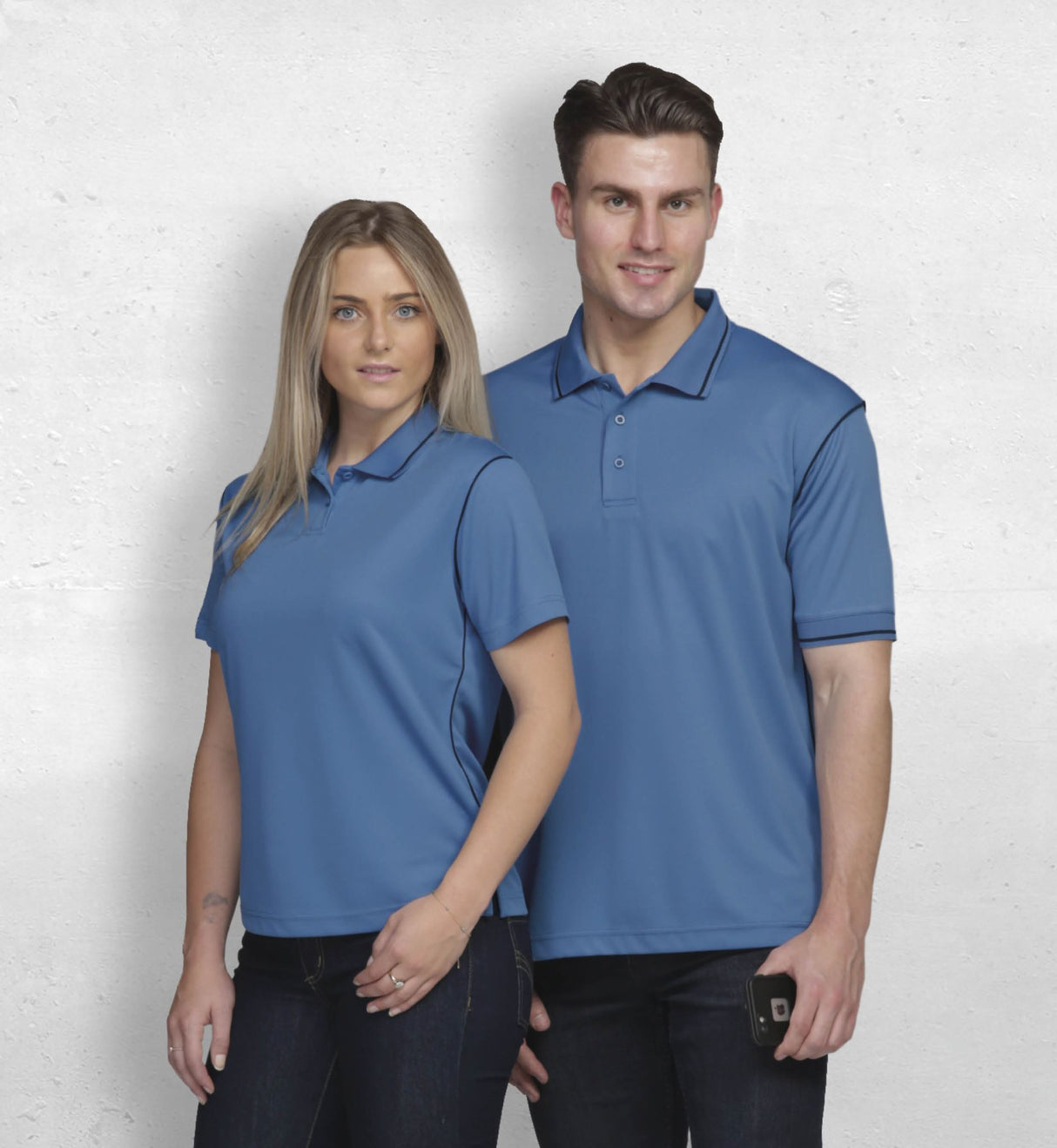 Dri Gear Hype Polo - Mens  - blueberry/navy - XL