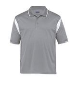 Dri Gear Insert Polo  - aluminium/white - XL