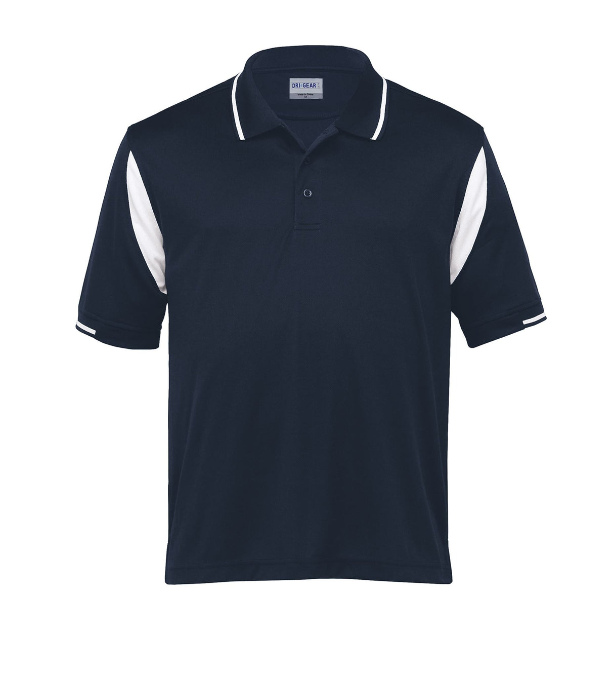 Dri Gear Insert Polo  - navy/white - XL
