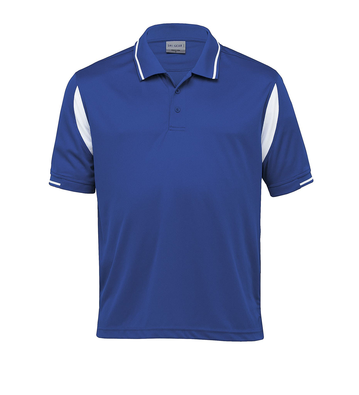 Dri Gear Insert Polo  - royal/white - 3XL