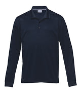 Dri Gear Long Sleeve Axis Polo  -  navy   - XL