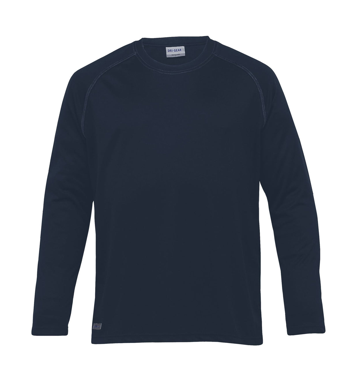 Dri Gear Long Sleeve Tee - Mens  - navy - M