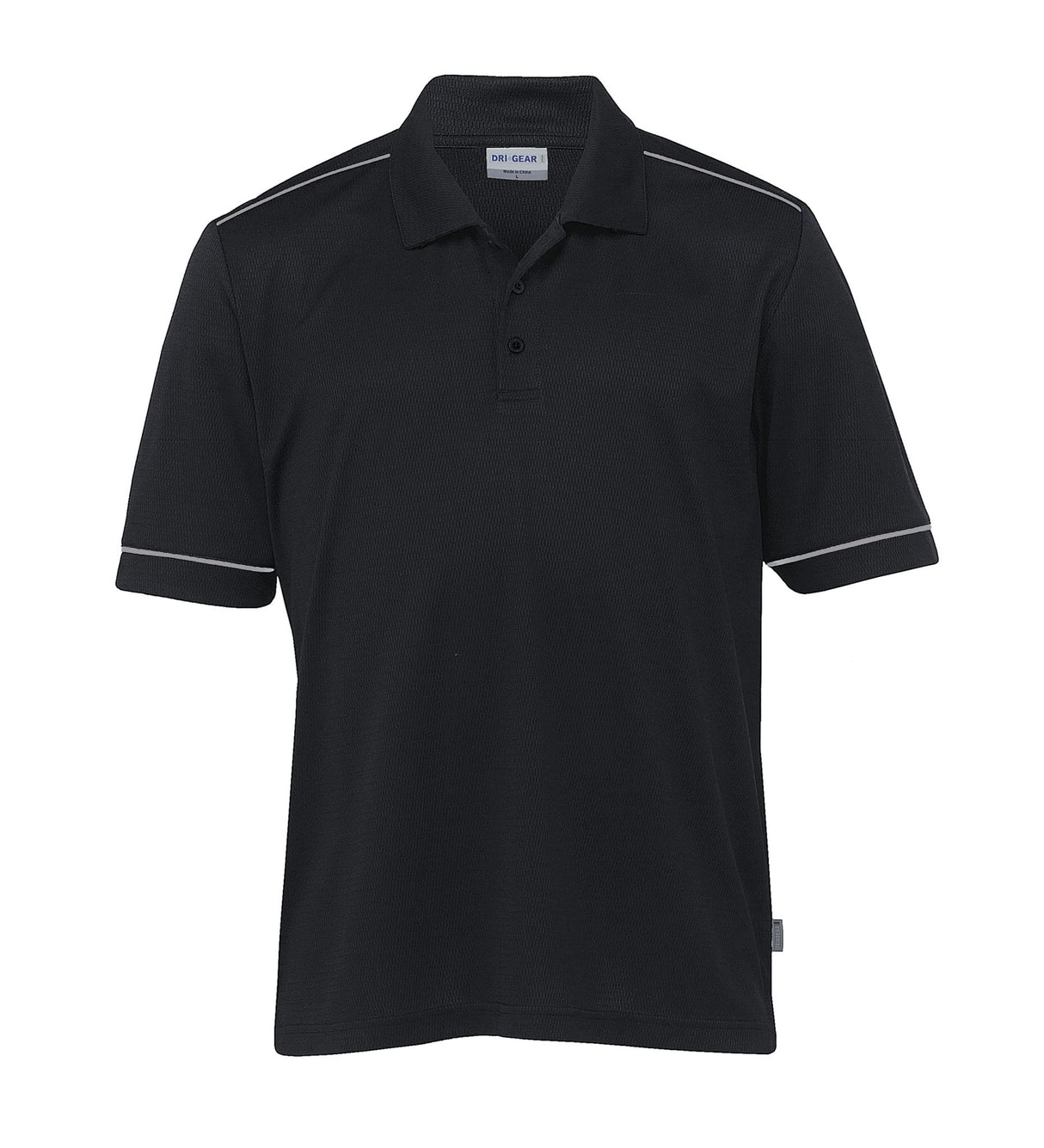 Dri Gear Matrix Polo - Mens  - black/aluminium - M