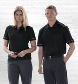 Dri Gear Matrix Polo - Mens  - navy/aluminium - XS