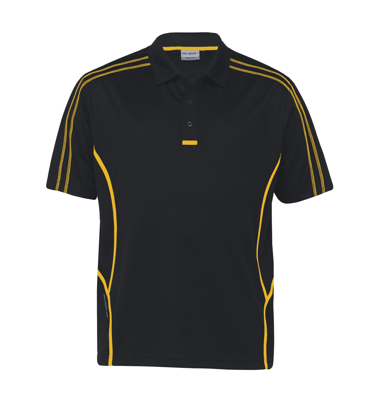 Dri Gear Reflex Polo - black/gold - S