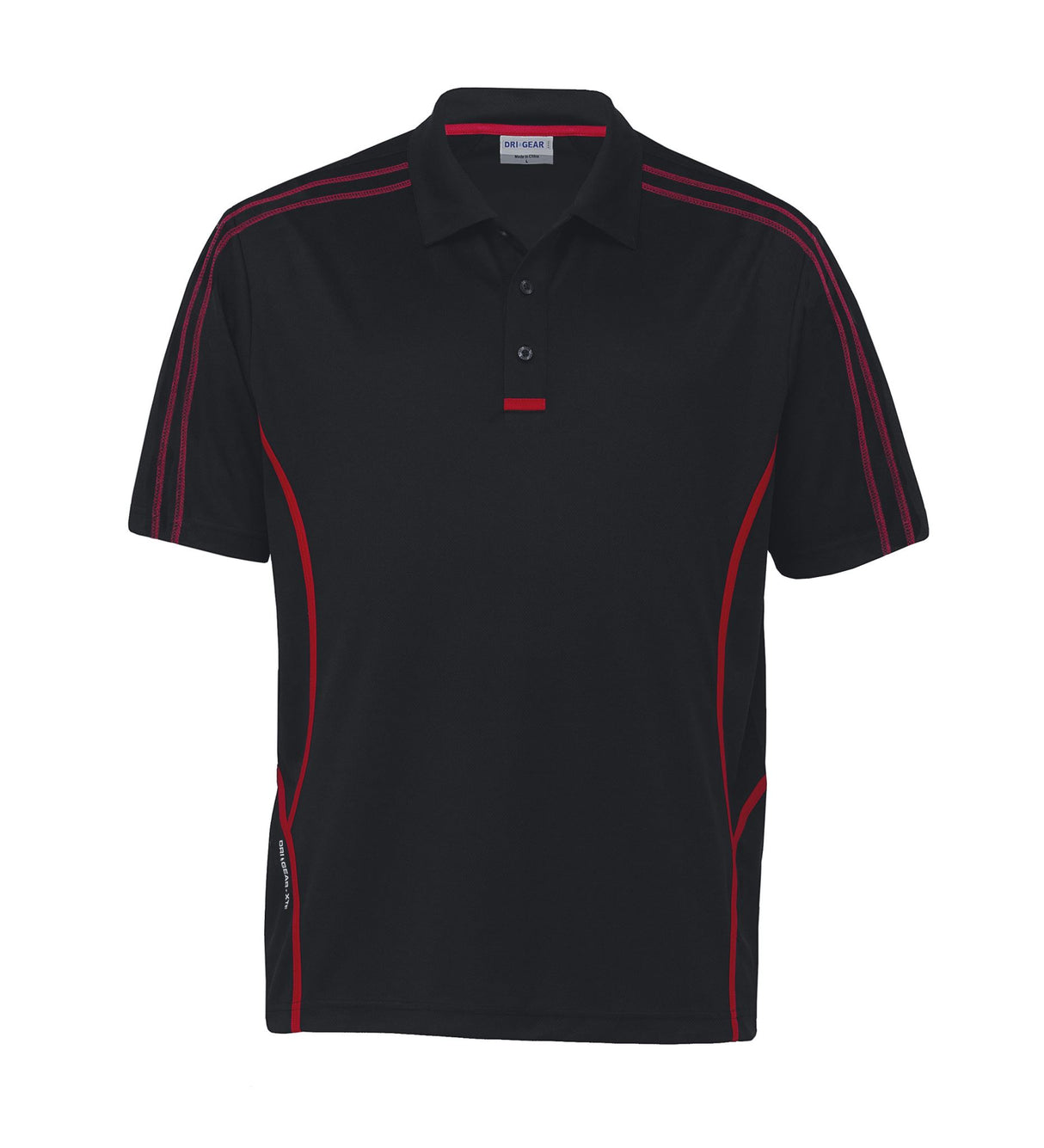 Dri Gear Reflex Polo - black/red - 4XS