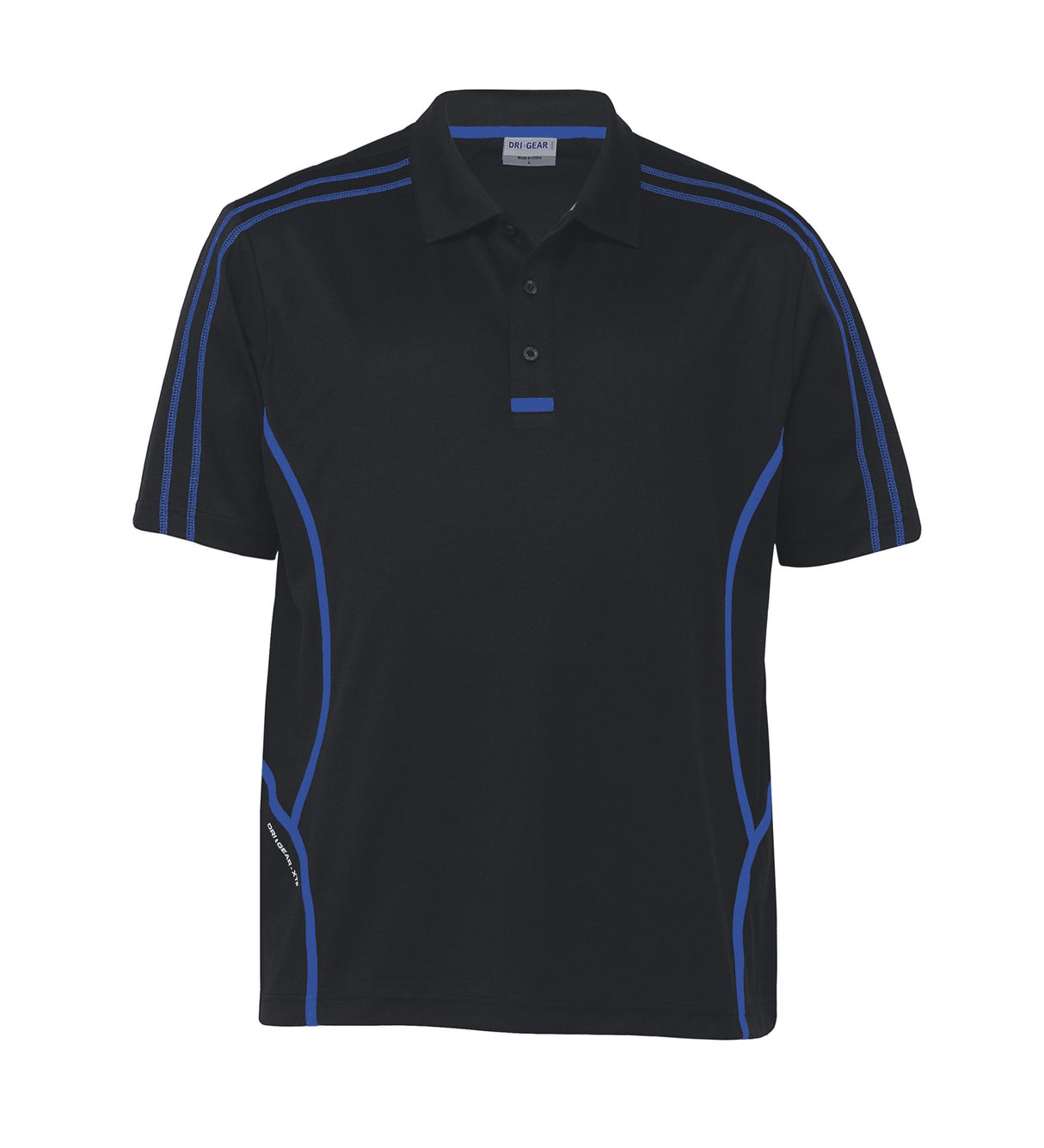 Dri Gear Reflex Polo - black/royal - S