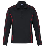 Dri Gear Reflex Zip Pullover - black/red - 3XS