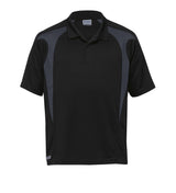 Youth Dri Gear Spliced Zenith Polo  YOUTH - black/charcoal - XL