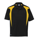 Youth Dri Gear Spliced Zenith Polo  YOUTH - black/gold - S