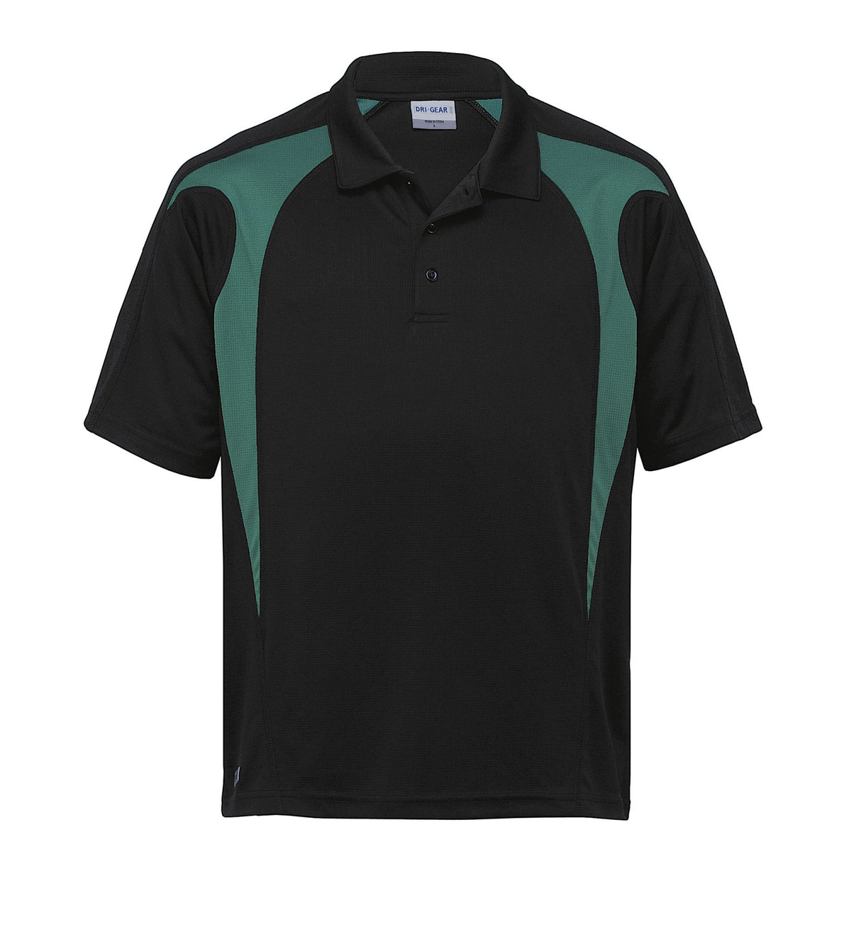 Youth Dri Gear Spliced Zenith Polo  YOUTH - black/green - S