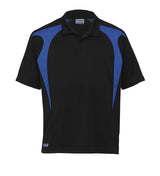 Youth Dri Gear Spliced Zenith Polo  YOUTH - black/royal - S